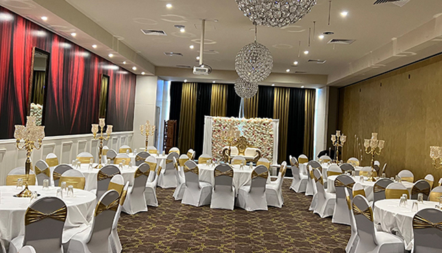 Beautiful Ballroom indoor wedding venue in melbourne